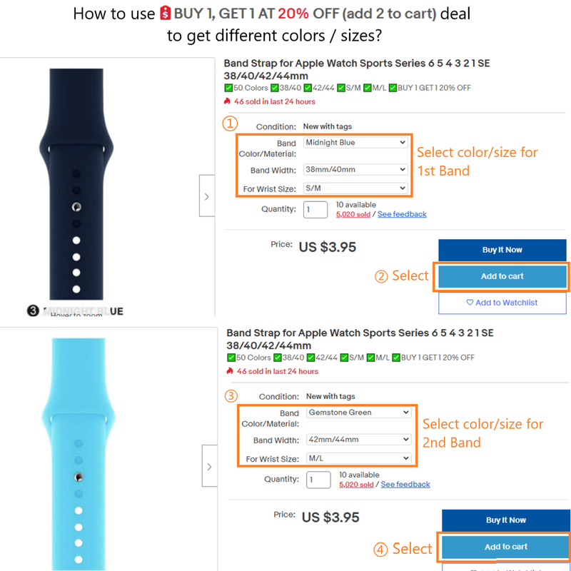 Silicone Band Strap for Apple Watch Series 1/2/3/4/5 iWatch Sports 38/40/42/44mm