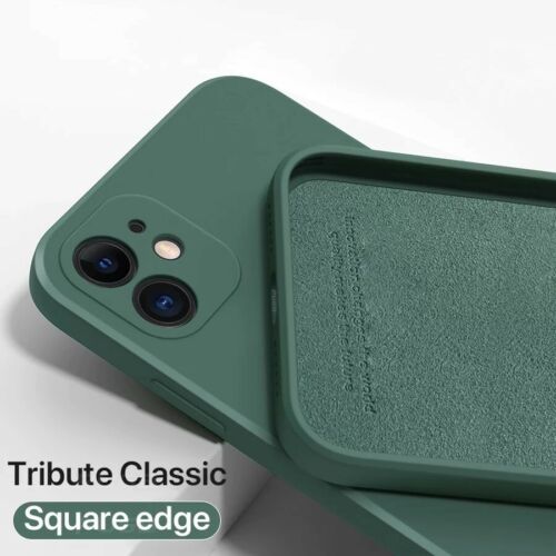 Liquid Silicone Case Camera Lens Cover For iPhone 12 11 Pro XS Max XR X 8 7 Plus