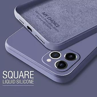 Liquid Silicone Case Camera Lens Cover For iPhone 12 11 Pro XS Max XR X 8 7 Plus
